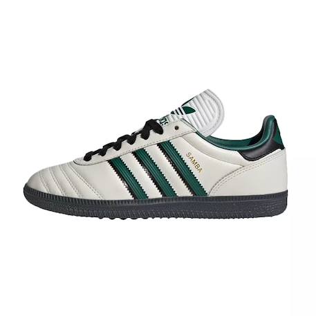 Baskets enfant en cuir Blanc, noir+Blanc, vert, noir 7 - vertbaudet enfant 