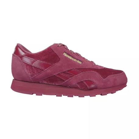 Baskets fille en daim Bordeaux 2 - vertbaudet enfant 
