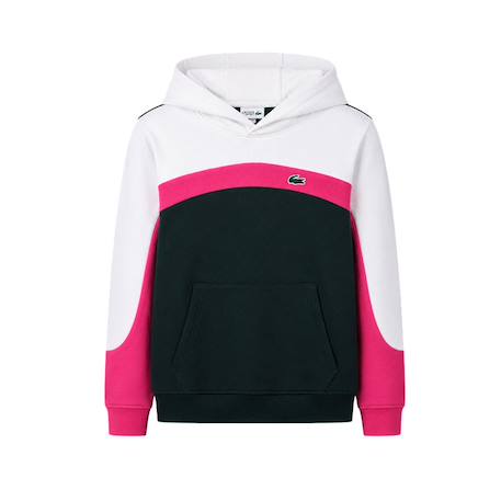 Sweatshirt enfant en coton Farine, rose, noir+Noir foncé 1 - vertbaudet enfant 