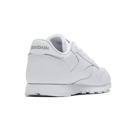 Baskets enfant en cuir Blanc/blanc+Noir/noir 3 - vertbaudet enfant 