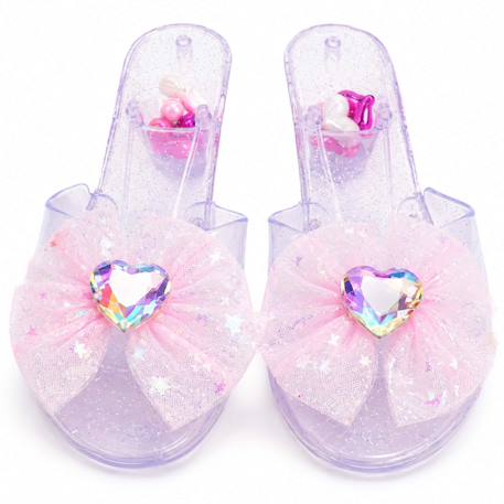 Chaussures de princesse enfant à talons magiques reigning beauty Or+Rose 7 - vertbaudet enfant 