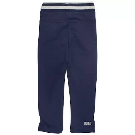 Pantalon de survêtement enfant en coton Bleu+Gris+Noir 4 - vertbaudet enfant 