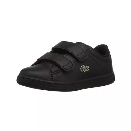 Baskets enfant en cuir Noir, vert 2 - vertbaudet enfant 