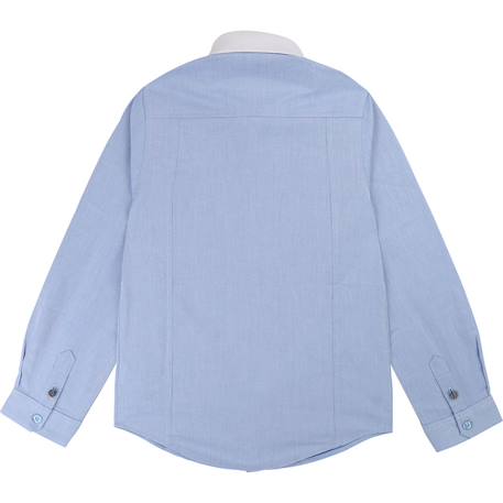 Chemise enfant en coton Bleu, blanc 2 - vertbaudet enfant 