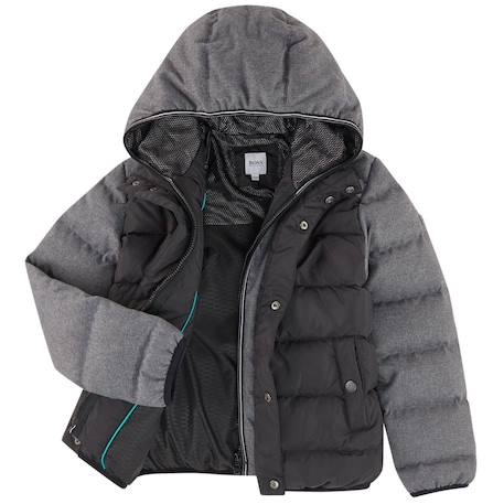 Doudoune enfant Noir, gris 2 - vertbaudet enfant 