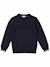 Sweat enfant en coton Beige clair+Bleu marine+Rouge, blanc 4 - vertbaudet enfant 