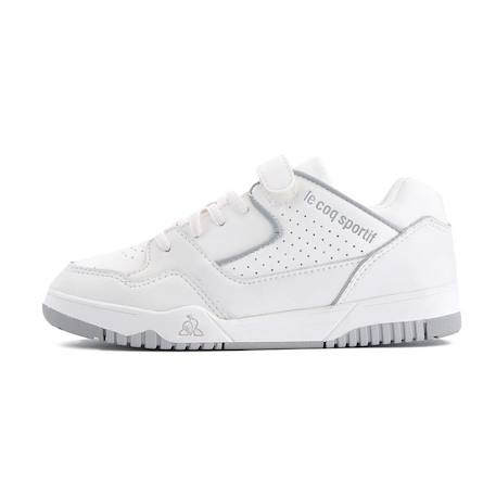 Baskets enfant en cuir Blanc 1 - vertbaudet enfant 