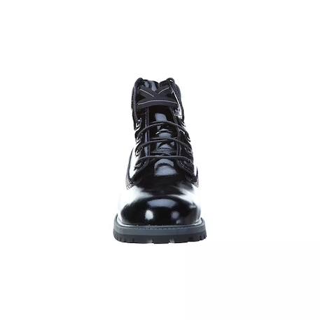 Boots enfant en cuir Noir foncé 5 - vertbaudet enfant 
