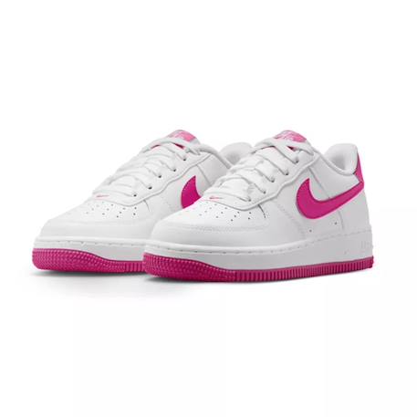 Baskets enfant en cuir Blanc et bleu ciel+Blanc et rose 8 - vertbaudet enfant 