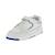 Baskets enfant en cuir Blanc, bleu 2 - vertbaudet enfant 