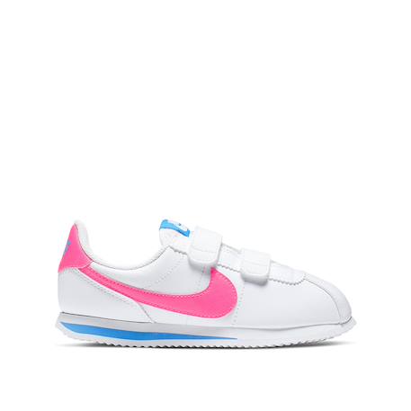 Baskets enfant en cuir Blanc, rose+Gris+Noir 2 - vertbaudet enfant 