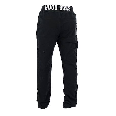 Pantalon de survêtement enfant en coton Noir 2 - vertbaudet enfant 
