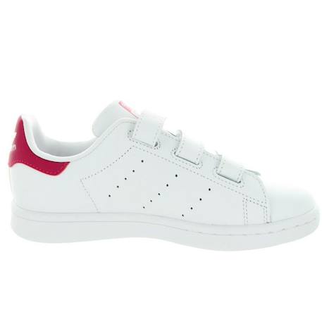Baskets fille en cuir Blanc 3 - vertbaudet enfant 
