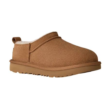 Chaussons mules enfant en daim Chesnut+Noir+Sand 2 - vertbaudet enfant 