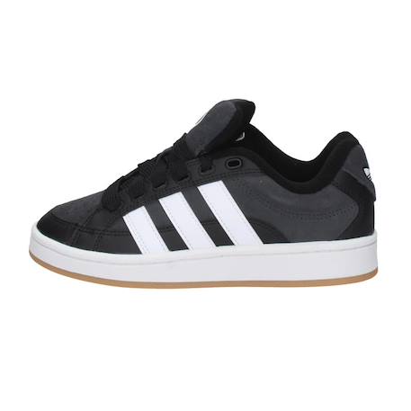 Baskets enfant en daim Noir, blanc 1 - vertbaudet enfant 