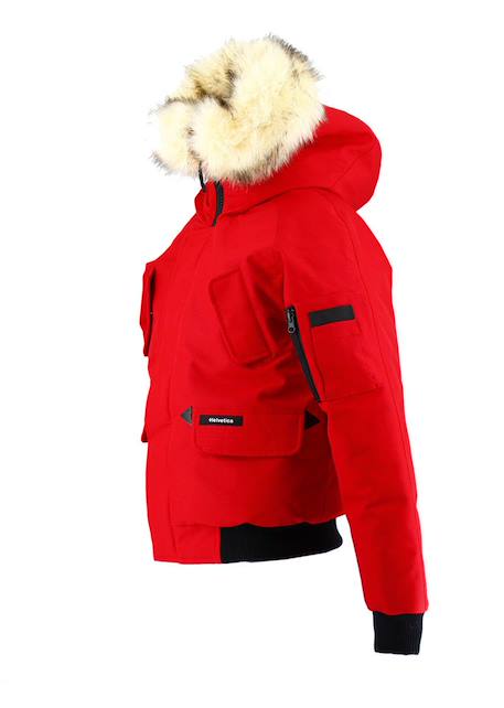 Blouson enfant Marine, blanc+Rouge, blanc 5 - vertbaudet enfant 