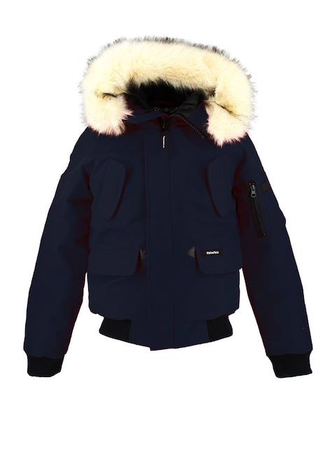 Blouson enfant Marine, blanc+Rouge, blanc 1 - vertbaudet enfant 