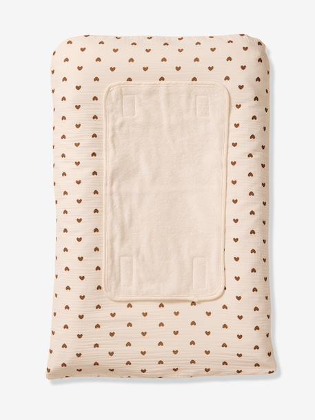 Lot de 2 housses de matelas à langer chocolat 2 - vertbaudet enfant 