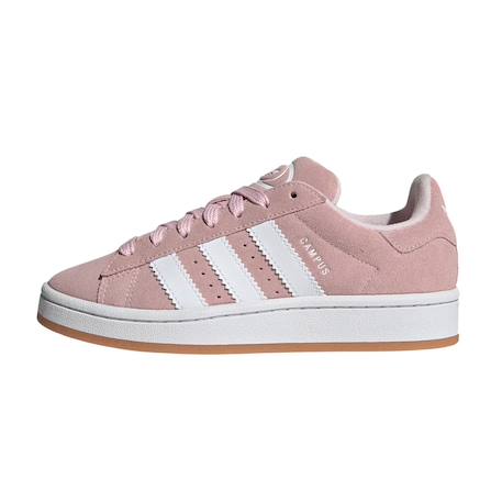 Baskets fille en cuir Rose, blanc 1 - vertbaudet enfant 