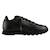 Baskets enfant en cuir Blanc/blanc+Noir/noir 7 - vertbaudet enfant 