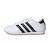 Baskets fille en cuir Blanc, noir, gum 1 - vertbaudet enfant 