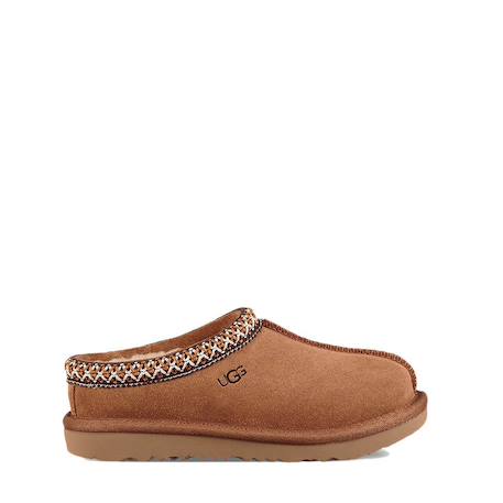 Chaussons mules enfant en daim Marron foncé 3 - vertbaudet enfant 