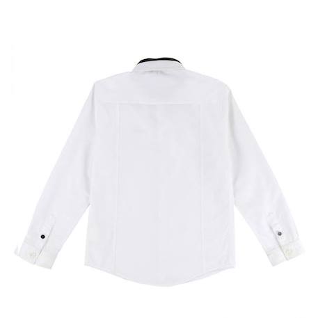 Chemise enfant en coton Blanc, noir 2 - vertbaudet enfant 