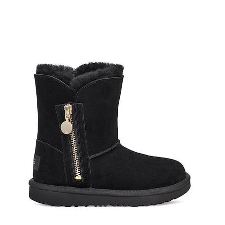 Bottes enfant en cuir Noir 4 - vertbaudet enfant 