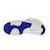 Baskets enfant en cuir Blanc, bleu 3 - vertbaudet enfant 