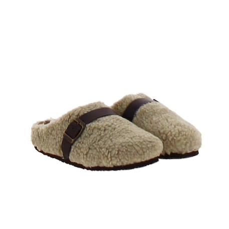 Chaussons enfant Beige+Beige/marron+Marron 2 - vertbaudet enfant 