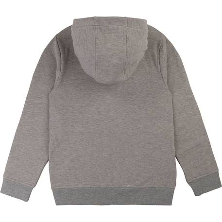 Sweat enfant en coton Bleu marine+Gris foncé+Noir foncé 5 - vertbaudet enfant 