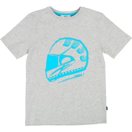 Tee-shirt enfant en coton Gris 1 - vertbaudet enfant 