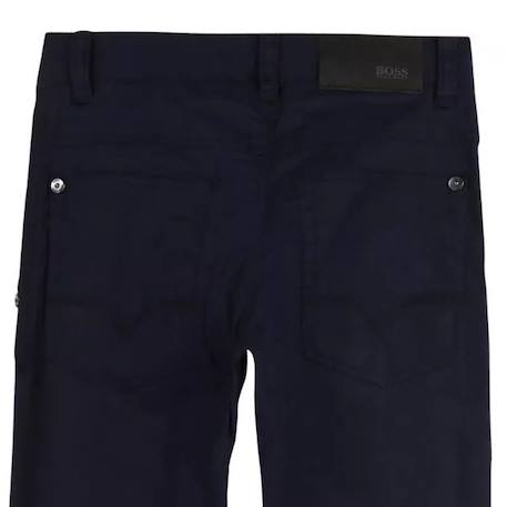 Pantalon enfant en coton Bleu marine 3 - vertbaudet enfant 