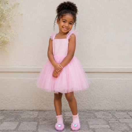 Chaussures de princesse enfant à talons magiques reigning beauty Or+Rose 8 - vertbaudet enfant 