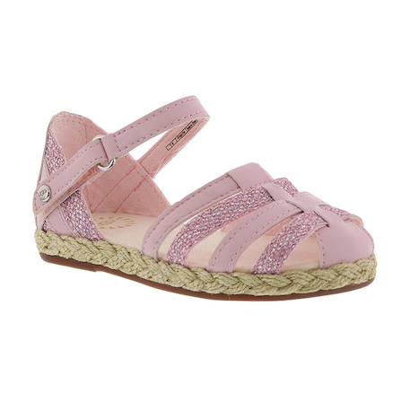 Sandales enfant en cuir Seashell pink 2 - vertbaudet enfant 