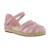 Sandales enfant en cuir Seashell pink 2 - vertbaudet enfant 