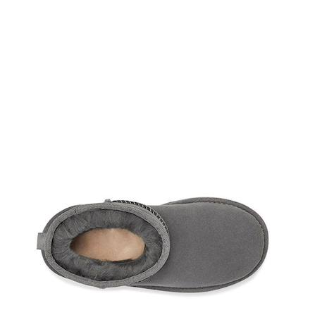 Boots enfant en daim Gris+Noir foncé 3 - vertbaudet enfant 
