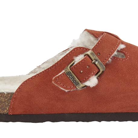 Chaussons enfant en daim Marron 3 - vertbaudet enfant 