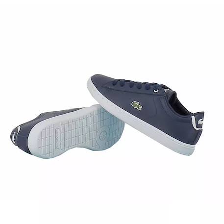 Baskets enfant en cuir Bleu marine 3 - vertbaudet enfant 