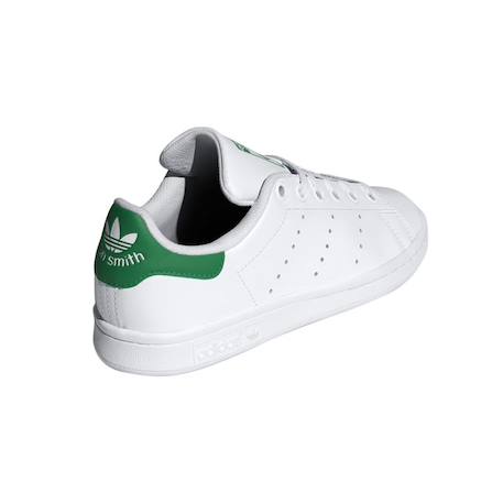 Baskets enfant en cuir Blanc, vert 2 - vertbaudet enfant 