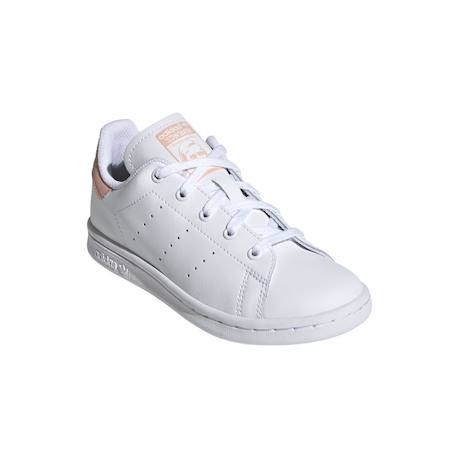 Baskets enfant en cuir Blanc, rose 4 - vertbaudet enfant 