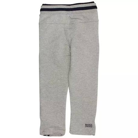Pantalon de survêtement enfant en coton Bleu+Gris+Noir 8 - vertbaudet enfant 