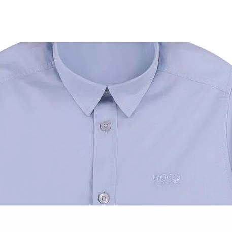 Chemise enfant en coton Blanc cassé+Bleu ciel 6 - vertbaudet enfant 