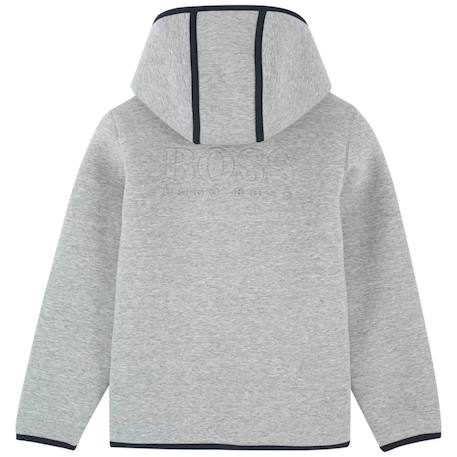 Cardigan enfant en coton Gris, noir 2 - vertbaudet enfant 