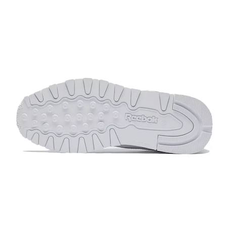 Baskets enfant en cuir Blanc/blanc+Noir/noir 5 - vertbaudet enfant 