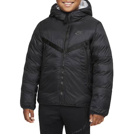 Blouson garçon Noir foncé 2 - vertbaudet enfant 