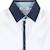 Chemise enfant en coton Blanc, bleu+Bleu marine, blanc 3 - vertbaudet enfant 