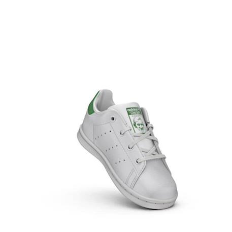 Baskets enfant en cuir Blanc 2 - vertbaudet enfant 
