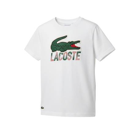 Tee-shirt enfant en coton Blanc, vert+Marine, blanc+Vert, blanc 1 - vertbaudet enfant 