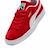 Baskets enfant en daim Noir/blanc+Rouge/ blanc 11 - vertbaudet enfant 